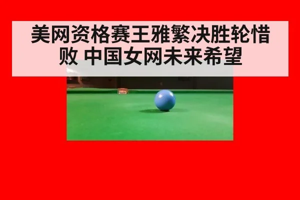 美网资格赛王雅繁决胜轮惜败 中国女网未来希望